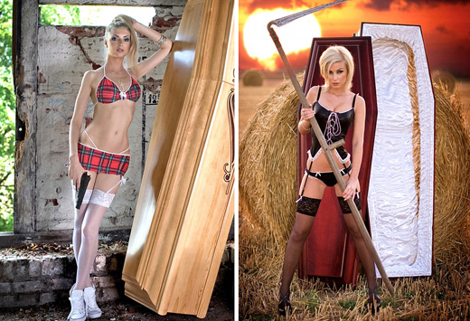 Coffin calender girls 4